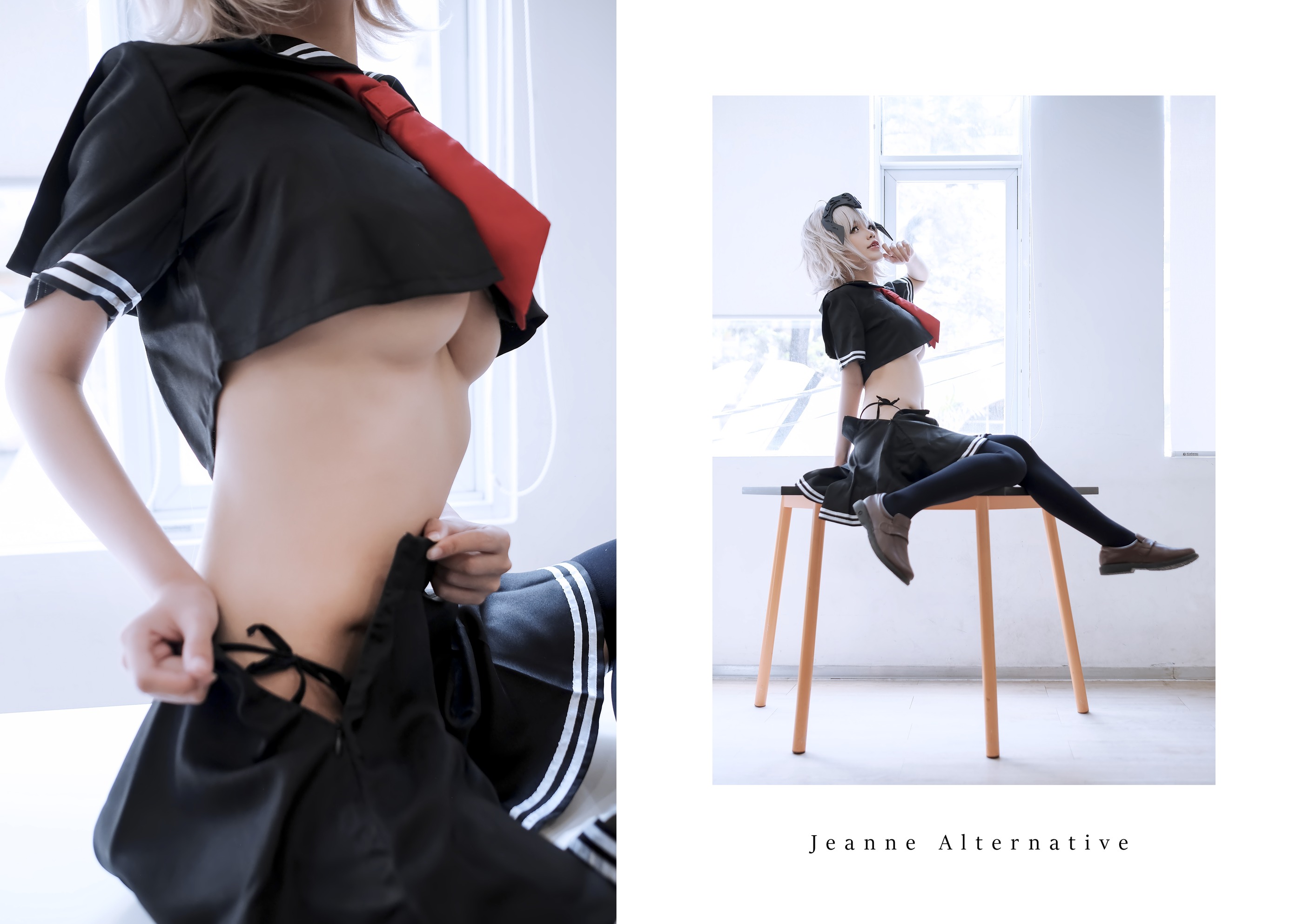 图片[1]-Azami – NO.020 黑贞德 [14P]-XikXak